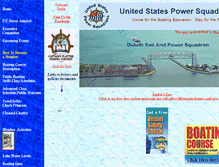 Tablet Screenshot of duluthsailandpowersquadron.com